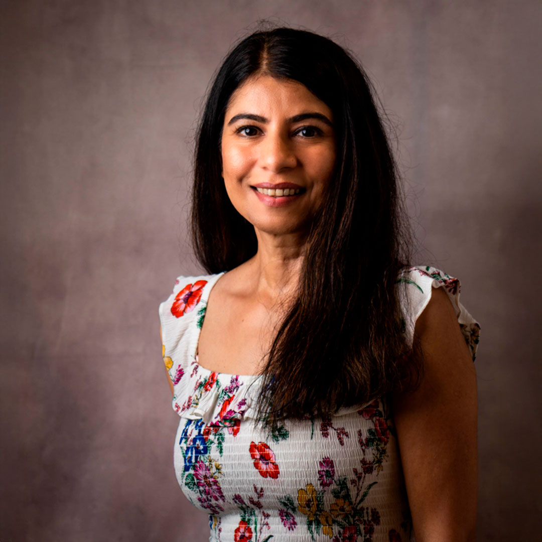 Portrait of Ambreen Oevrevik, Travel Coordinator
